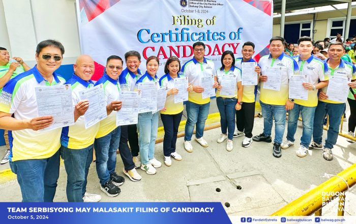 Mayor Ferdie, Mommy Sonia, at buong Team Serbisyong may Malasakit, naghain na ng COC para sa Eleksyon 2025